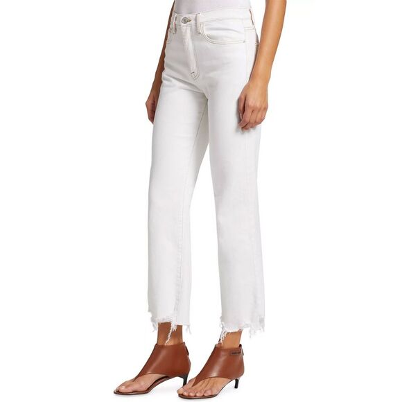 Frame Womens Le Jane High Rise Ankle Wide Leg Jeans 25 Au Natural - NWT $278 - Picture 4 of 7